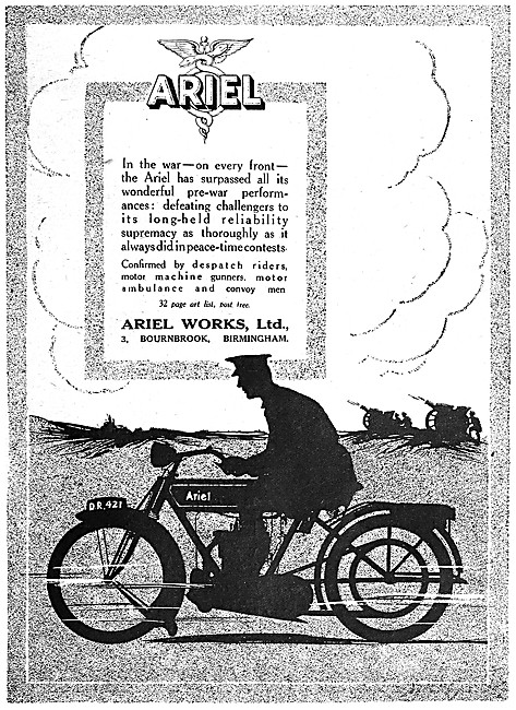 1917 Ariel Motor Cycles                                          