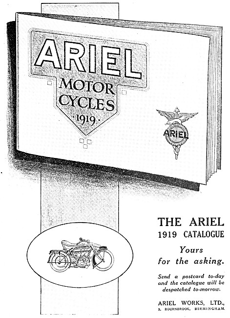 Ariel Motor Cycles 1919                                          