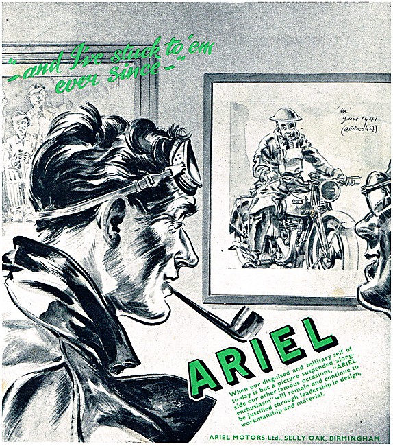 1941 Ariel Military Motor Cycles                                 