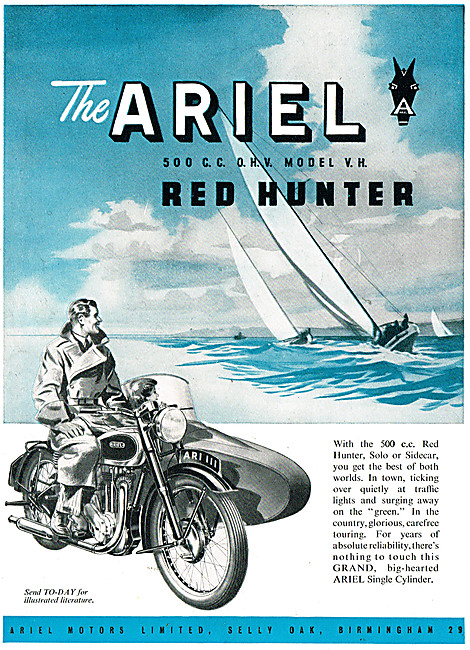 1951 Ariel Red Hunter 500 cc                                     