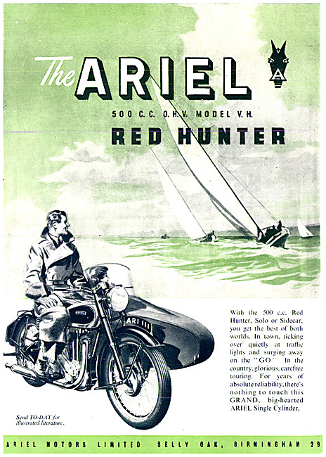 Ariel Red Hunter 500 cc                                          