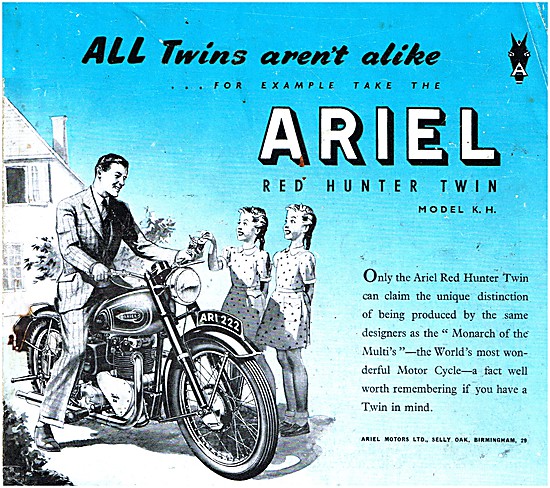 1952 Ariel Red Hunter Twin                                       