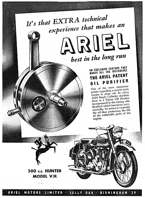 1953 Ariel Model VH Hunter 500 cc                                