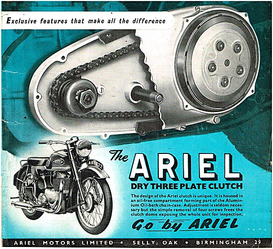 Features Of The 1953 Ariel Twins                                 
