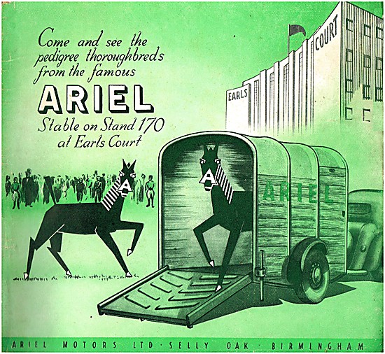 Ariel Motor Cycles 1954 Advert                                   