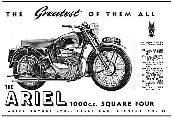 Ariel Square Four 1000 cc                                        