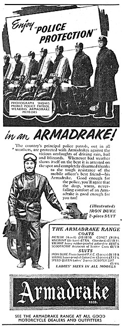 Armadrake Iron Duke Motor Cycle Suit                             
