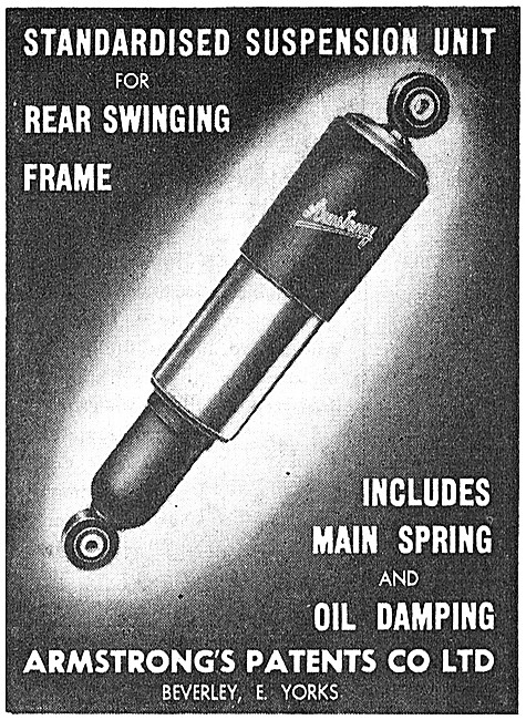 Armstrong Swinging Arm Suspension Units                          