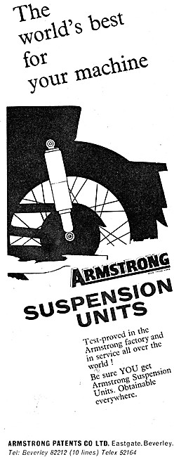 Armstrong Motorcycle Suspension Units                            