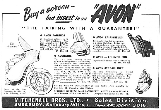 Avon Fairings & Windshields                                      