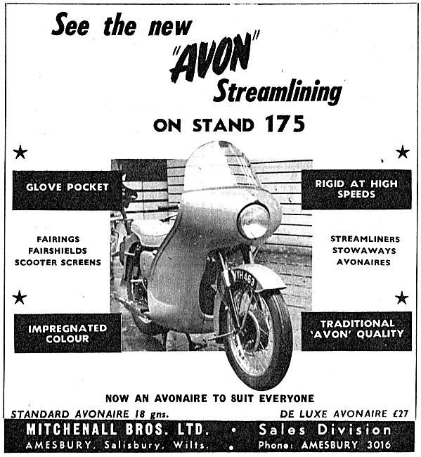 Avon Motorcycle Fairings, Panniers & Windshields                 