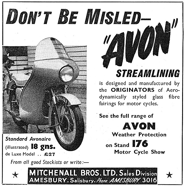 Avon Motorcycle Fairings & Windshields                           
