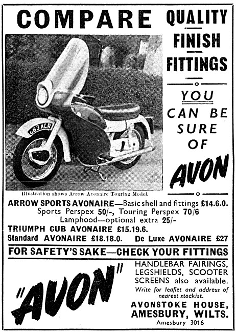 Avon Arrow Sports Avonaire Fairing & Windshield                  