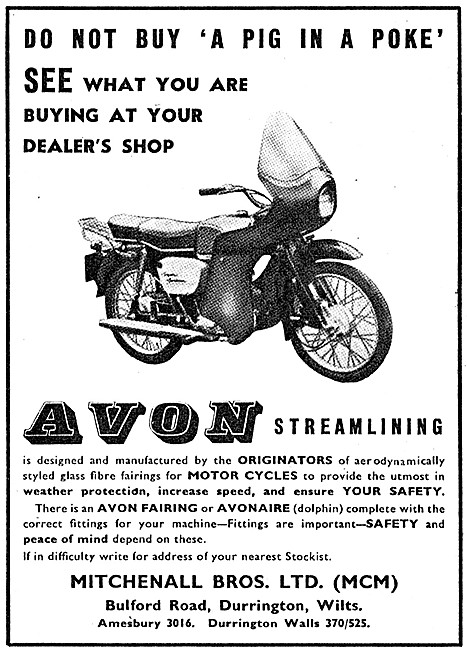 Avon Motorcycle Fairings & Windshields - Avonaire Fairing        
