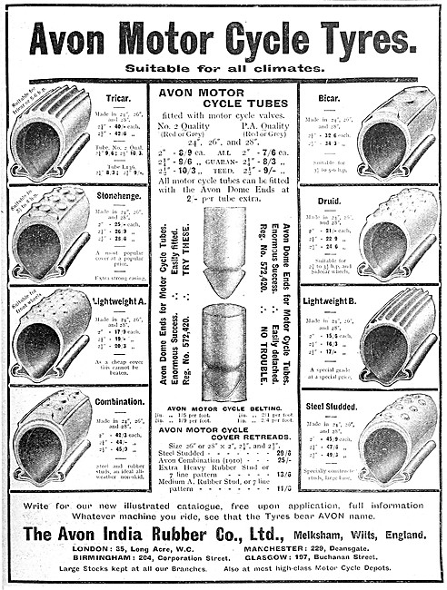 Avon Motorcycle Tyres - Avon Motor Cycle Tyres                   