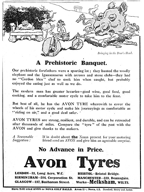 Avon Motor Cycle Tyres - Avon-Lyso Motor Cycle Belts             