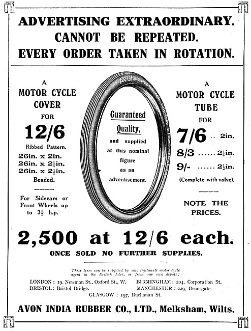 Avon Motorcycle Tyres - Avon Tyres                               