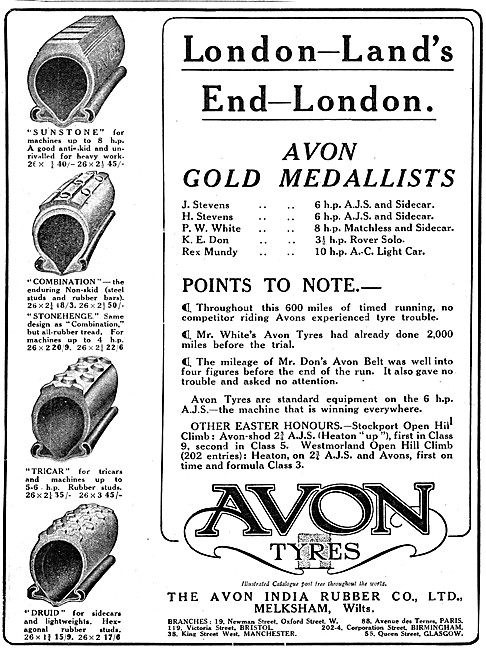 Avon Motorcycle Tyres - Avon Motor Cycle Tyres                   