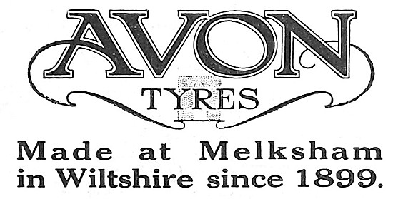 Avon Tyres - Avon Motor Cycle Tyres 1920                         