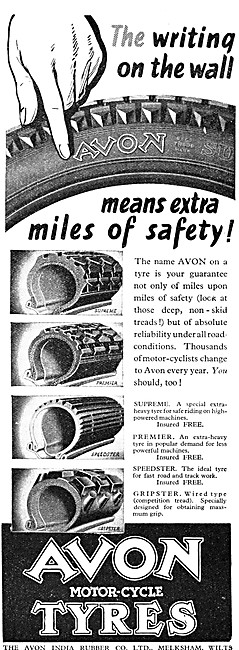 Avon Gripster Motorcycle Tyres - Avon Motor Cycle Tyres          