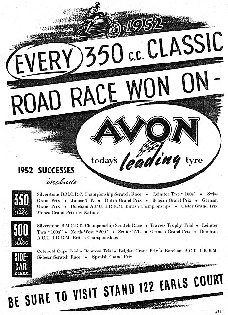 Avon Tyres - Avon Motor Cycle Tyres                              