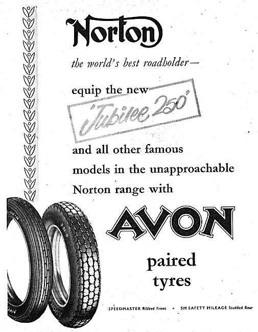 Avon Motorcycle Tyres - Avon Paired Motor Cycle Tyres            
