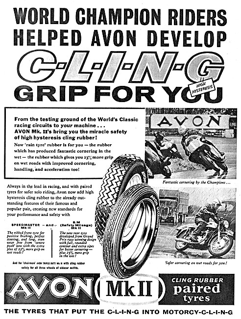 Avon Speedmaster Mk II Motorcycle Tyres - Avon Motor Cycle Tyres 
