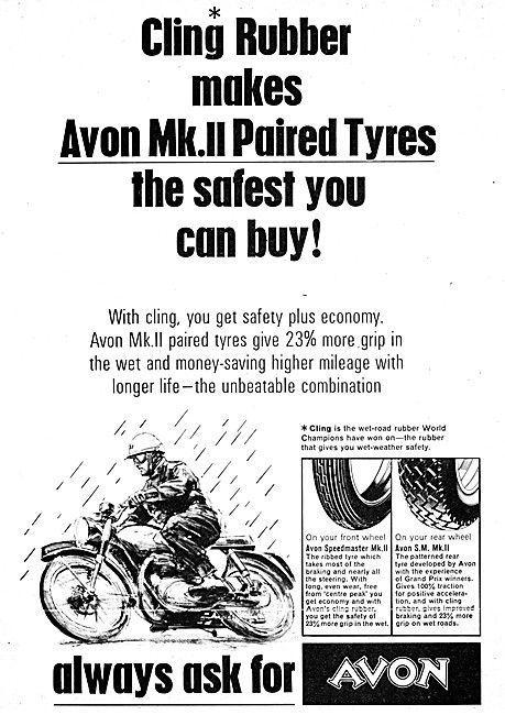 Avon Motorcycle Tyres - Avon Mark 2 Motor Cycle Tyres            