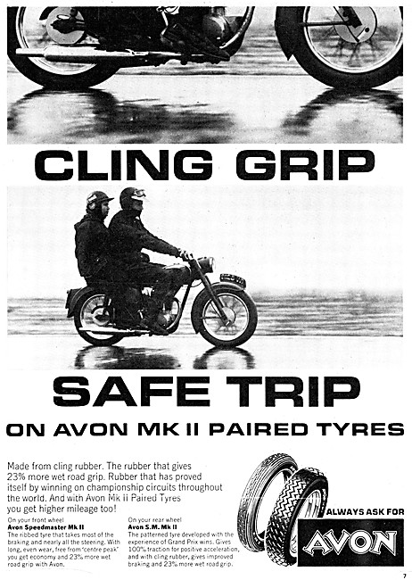 Avon Motorcycle Tyres - AvonMk II  Motor Cycle Tyres             