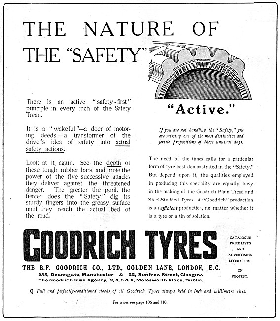 B.F.Goodrich Motor Cycle Tyres                                   