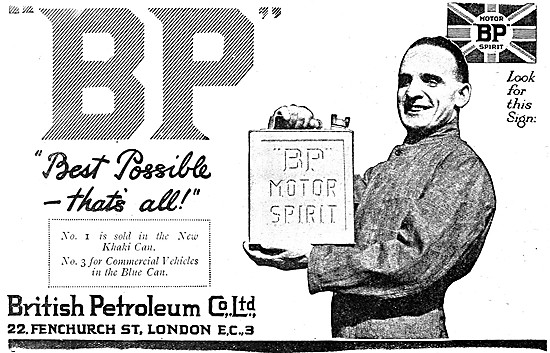 B.P. Petrol - BP Motor Spirit                                    