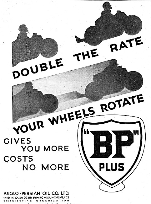 BP Plus Petrol 1931                                              