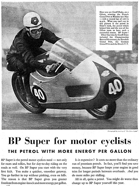 BP Super Petrol For Motor Cycles                                 