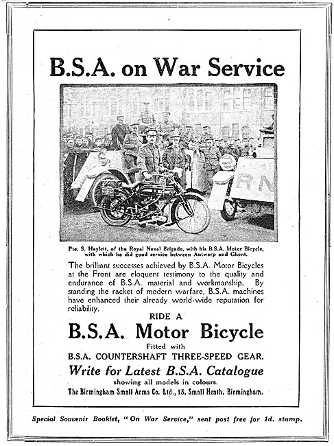 BSA WD Motor Cycles                                              