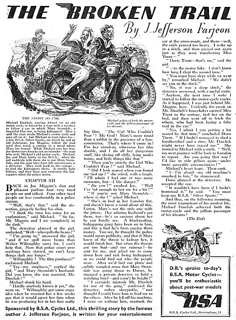 BSA Motorcycles 1943                                             