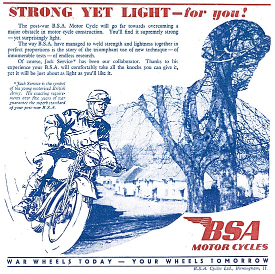 BSA Motorcycles On Active Service - Don R                        