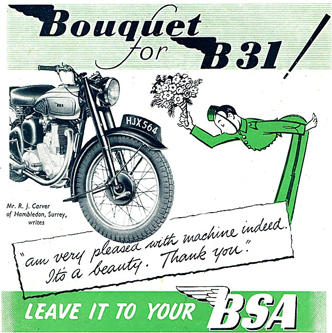 1946 BSA  B31                                                    