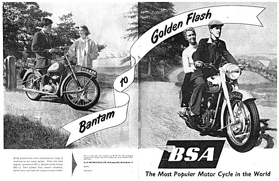 1955 BSA Motor Cycles                                            