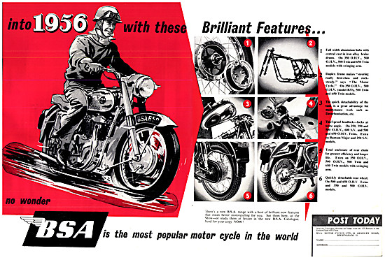 1955 BSA Motorcycles                                             