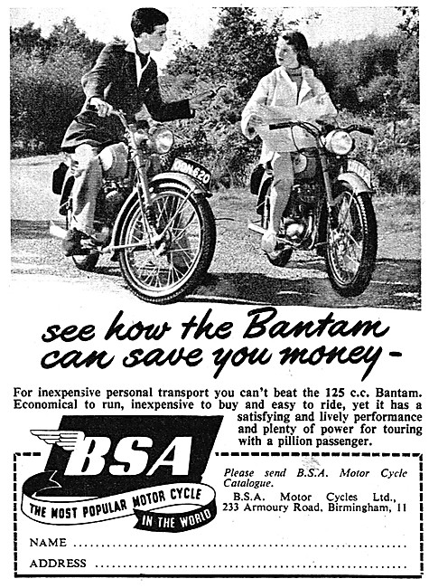 BSA  Bantam 125 cc                                               