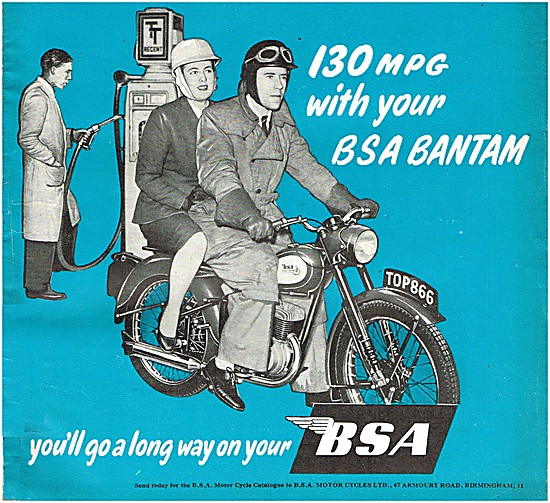 1957 BSA Bantam Advert                                           