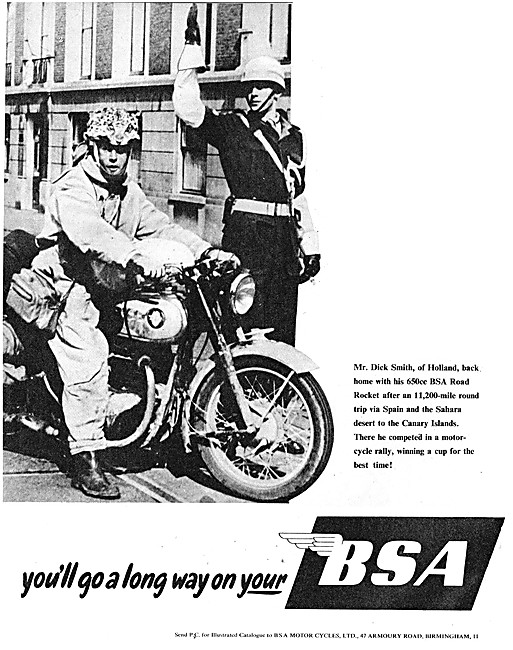1957 BSA Road Rocket 650 cc                                      