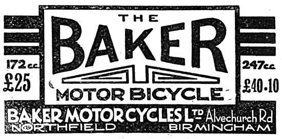 Baker Motor Cycles                                               