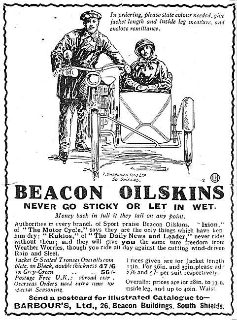 Barbour Oilskins                                                 
