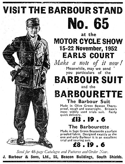 Barbour Motorcycle Suits - Barbourette Ladies Motocycle Suits    