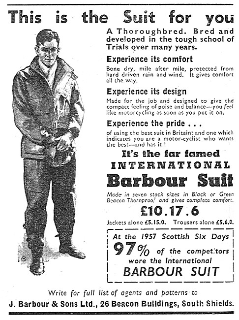 1957 Style Barbour Suit                                          