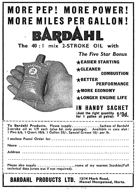 Bardahl 2-Stroke Oil                                             