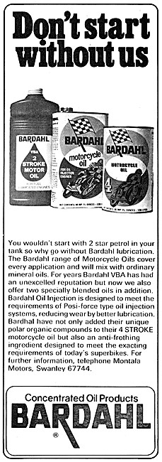 Bardahl Two-Stroke Oil - Bardhal Lubricants                      