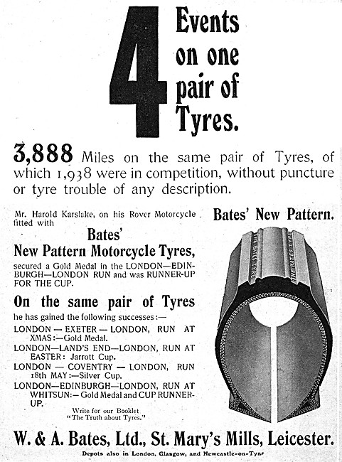 Bates Motor CycleTyres - Bates Tyres                             