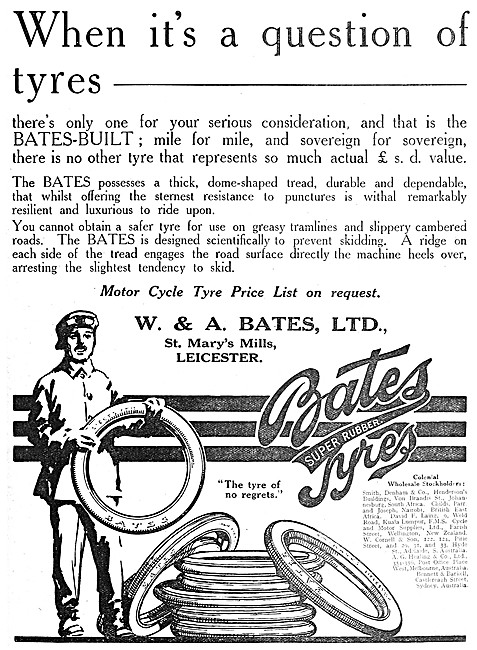 Bates Motor Cycle Tyres - Bates Tyres                            